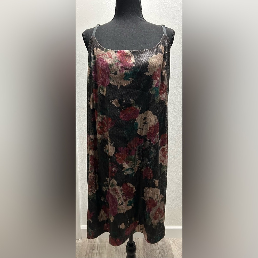 Eyeshadow Floral Dress - 1X - Multi-Colored - Used